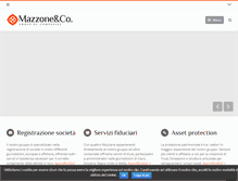 Tablet Screenshot of mazzoneco.com